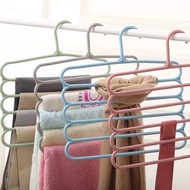 5-layer PP Plastic Pants Hanger Scarf Hanger Space Saving Pants Storage 5layers Hanger