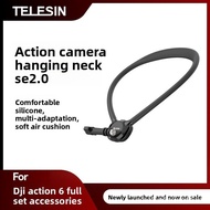 TELESIN Chest Neck Mount for DJI Action 6 SE2.0 Gopro Hero 12 11 10 9 8 7 Black Action Camera Adjust