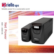 RIELLO Net Power UPS - 2kVa ( LED display for battery level ) UPS Backup Battery 2000Va 1200W - AVR 