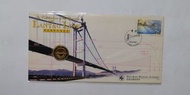 香港青馬大橋 啟用 紀念幣1997 香港發行量三萬套