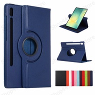 360 Rotating PU Leather Tablet Case for Samsung Tab S10 S9 S8 S7 FE Plus A9 A8 A7 S6 Lite Stand Casi