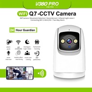 V380 PRO Cctv Q7 Smart Wifi Camera CCTV Home Security Camera 360° HD 1080P 4G CCTV Indoor Night Visi