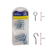 Screw Eye Hook For Diy / Eyelet Wood Screw Eye Bolt