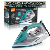 [HCM] - STEAM STATION PRO-POWER 3000W Industrial STEAM Iron - Home and Garden
