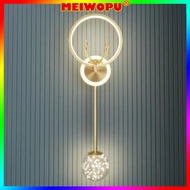 TL15 Antler Wall Lamp Bedroom Bedside Luxury Nordic Corridor Aisle Sconce Light Living Room B-GRND