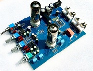 ปรีแอมป์หลอด 6J5 Tube Preamp + NE5532+Bluetoote โทนคอนโทรล Bass Treble Volume DIY Audio