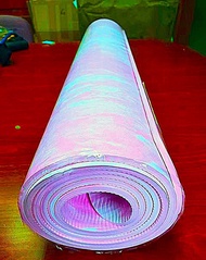 TPE幻彩瑜珈墊(淺粉) 6mm TPE Yoga Mat (pink) #瑜伽墊 #gym #運動 #運動器材 #瑜伽墊 #GymHouse #健身 Fitness #Pilates #瑜珈墊 厚 