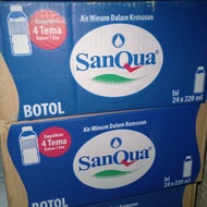 sanqua 220 ml botol sanqua mini air mineral 220ml