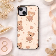 HP Jayafone | Casing Cute Bear 02 Pattern TPU PC Softcasehp All Types iphone 17 Pro Max 16 Pro Max