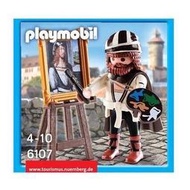 [4Fun] 滿1500免運 現貨 全新 摩比 Playmobil 6107 名畫家 杜勒  限定版