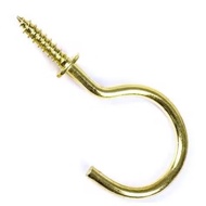 Brass Plated Plated Cup Hook Screw