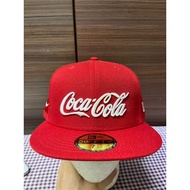 NE 5950 7 1/2 Coca Script Red Baseball Cap