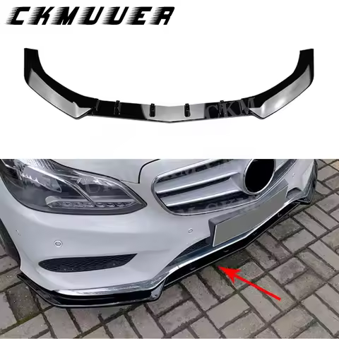CKMUUER Front Bumper Lip Spoiler Diffuser Chin Car Accessories for Mercedes Benz W212 E250 E350 E400