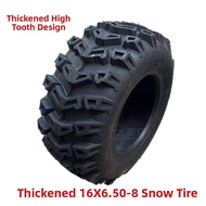 BONINGYU | Durable Heavy Duty Snow Tyre 16X6.50-8 Inch