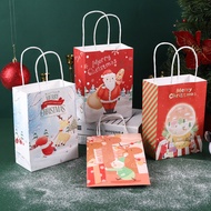 Creative Christmas gift bag Christmas Eve gift handbag candy gift bag apple packaging kraft paper bag