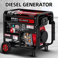 Diesel generator power-off self-starting household generator