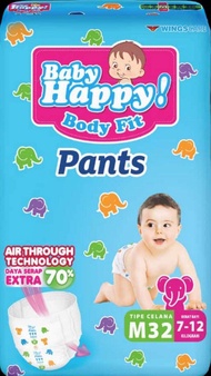 POPOK BABY HAPPY S/M/L/XL/XXL - New PAMPERS