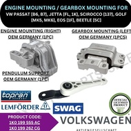 VW (OEM) ENGINE MOUNTING (SET) FOR VW PASSAT [B6, B7], JETTA [FL, 1K], SCIROCCO [137], GOLF [MK5, MK