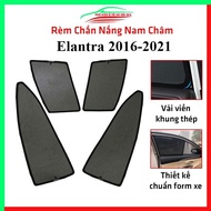 Elantra 2016-2021 sunshade set with convenient magnetic fixation