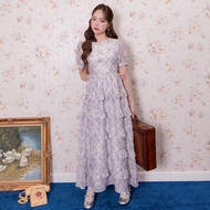 #JBS2458 Lilac Ruffle Maxidress Joobs studio