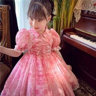 Halloween Filipiniana dress for kids Baby Girl Party princess Girls Dress Little Girl Chinese Style 