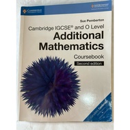 Cambridge IGCSE and O Level Additional Mathematics Coursebook Second Edition