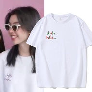 Our Secret Lorm Kwong Lingling Loose Short Sleeve T-Shirt Women Always Wonder Tops我们的秘密Lorm邝玲玲宽松短袖T恤