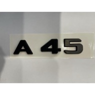 Mercedes A45 Emblem Logo matt black