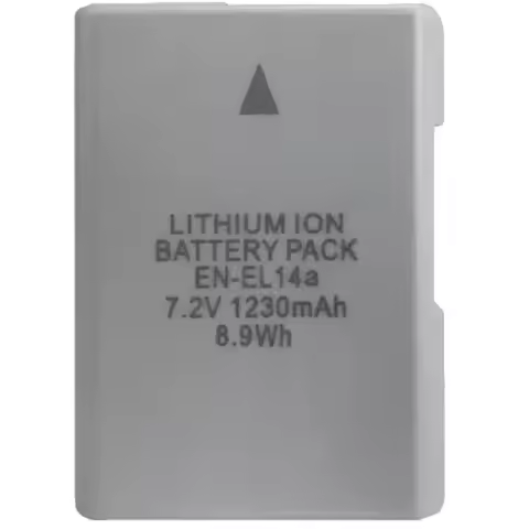 7.2V 1230mAh EN-EL14A EL14 Camera Battery or Charger for Nikon D5500 D5300 D5600 D3200 D3300 D5100 P