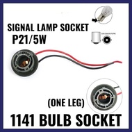 1141 SIGNAL TURN LIGHT BULB BASE LAMP SOCKET HOLDER CONNECTOR PLASTIC MENTOL KAKI