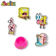 Jibbitz cross charms  Shoes Accessories Flower   SpongeBob SquarePants Pie Daxing Anime Cartoon All-