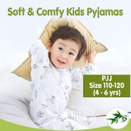 Soft Comfortable Bamboo Fiber Kids Pyjamas Baby Sleepwear Boys Girls Series PJJ 4 ~ 6 yrs old Size 110~120