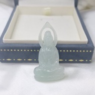 冰芙蓉種 觀音 吊墜 | 天然緬甸玉A貨翡翠