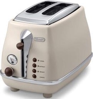 日本代購 Delonghi 迪朗奇 CTOV2003J-BG 米白色 烤麵包機 烤吐司