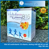 Multivitamin B16 16 vitamin bồi bổ cơ thể hộp 100 viên