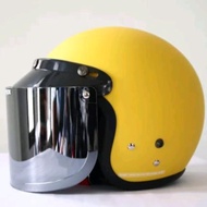 helm bogo cat polos kuning dop ORI dcs model Cargloss