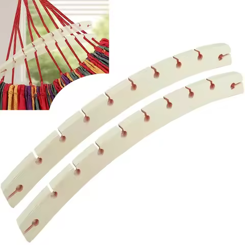 2 Detachable Wooden Hammock Spreader Bars,Sturdy Lightweight Anti-Tip Replacement Bars for Garden Ba