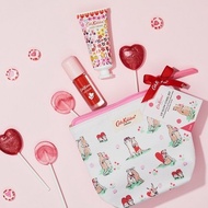 Cath Kidston Lip Glow Coral Set – Hand Cream 20ml + Lip Glow 2.2g + Pouch (1 Set)