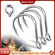 3pcs 5/0 7/0 8/0 16/0 Big Fishing Hook High Carbon Steel Shark Tuna Hook Circle Hook For Fishing