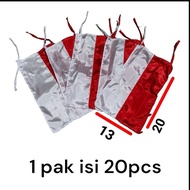 MERAH (20 pcs) Motorcycle flags small red and white flags