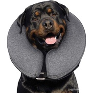MIDOG Inflatable Dog Neck Donut Collar Alternative After Surgery, Soft Protective Recovery Cone for 