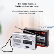 Digital Vintage FM Radio Built-In Speaker Handheld Two-band Radio for Old People [countless.sg]