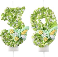 AOOLADA 39 & 93 Birthday Candle, 39th & 93rd Cake Candles, Number 39 & 93 Birthday Candles for Cake 