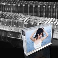 Acrylic Strong Magnetic Photo Frame Table Card Multi-Purpose Price Tag Price Tag Photo Studio Transp