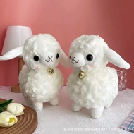 Curly White Sheep Stuffed Animal - Lovely Gift Sheep Teddy Bear Plushie