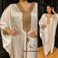 Ao BOUTIQUEE - MOUSAVI WHITE kaftan/ dubai kaftan/ premium kaftan/Luxury kaftan/ dubai kaftan/ raya 