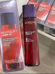 巴黎LOREAL歐萊雅 REVITALIFT LASER X3 活力緊緻 光學嫩膚 活肌修護高效精華水 175ml