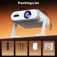 AOC Projector 300ANSI Android 14 WiFi 6 H723 Native 720P Support 4K Mini Portable Beamer Auto Focus