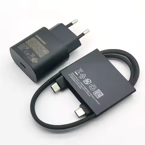 For Samsung 25W PD Charger Super Fast Charge Adapter Type C Cable For Galaxy Z Flip Fold 6 5 4 3 2 S