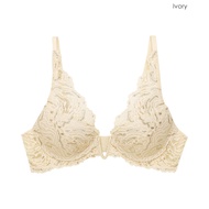 Annebra บราเสริมทรง ตะขอหลัง มีโครง มีฟองน้ำ Push up Mold bra Bloom Up รุ่น AB1-652